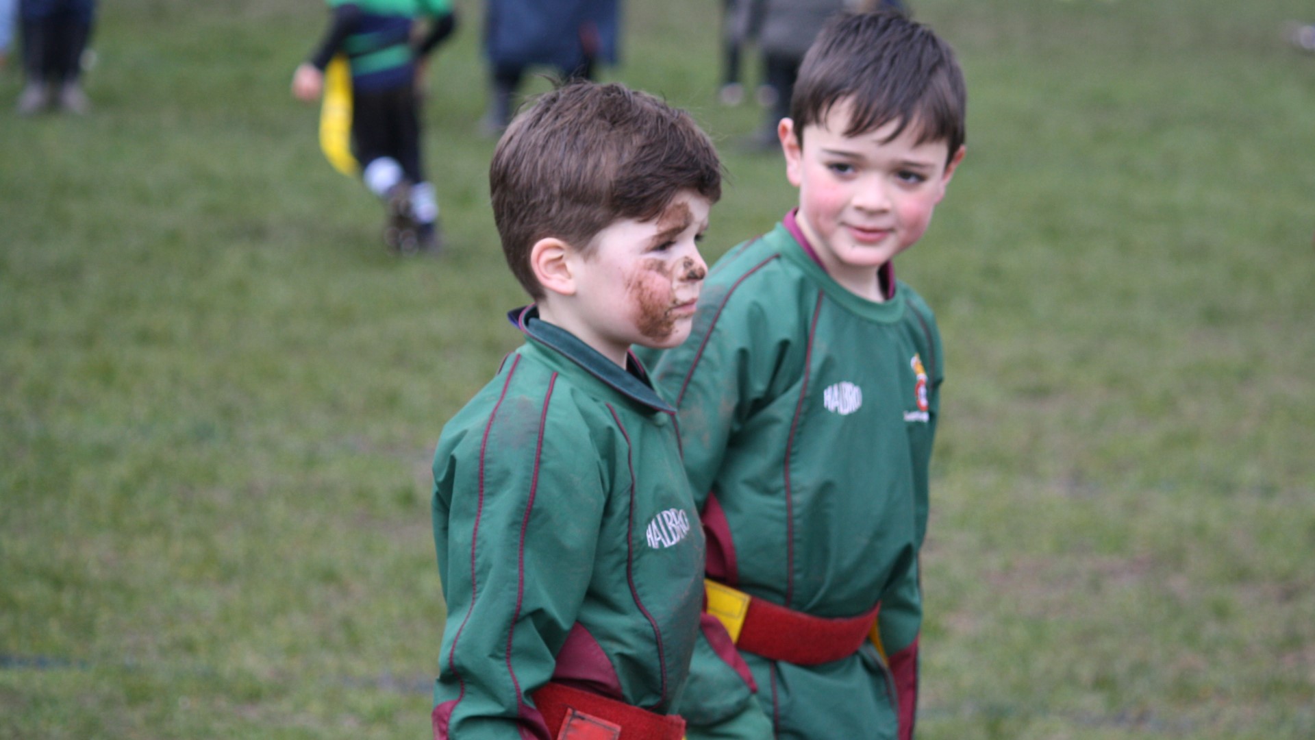 Image of Guildfordians RFC (GRFC) Minis Rugby team located on Stoke Park Guildford - Teamwork